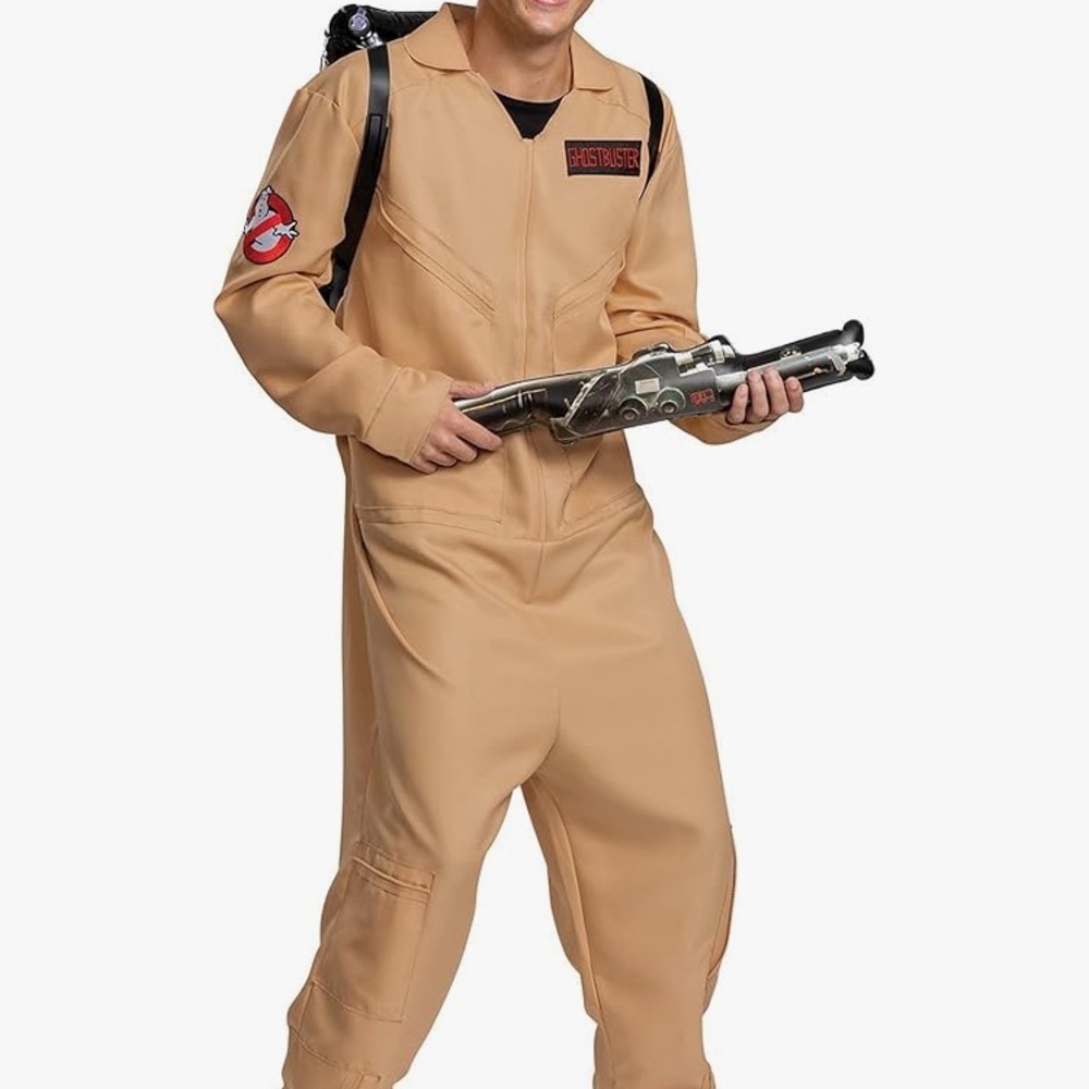 Unisex. Ghostbusters Costume - Tan new👻